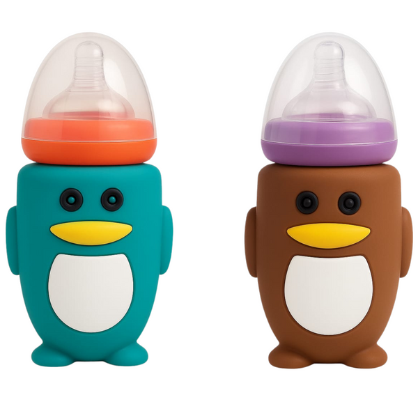 Cute Penguin Silicone Baby Feeder