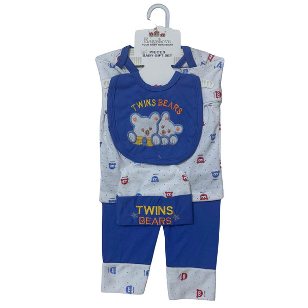 New Born 4 Pieces Baby Gift Set