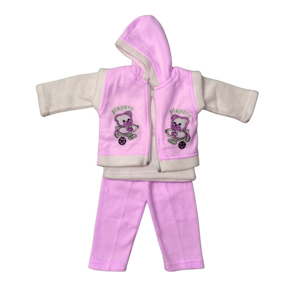 New Born 3 Piece set Hooded