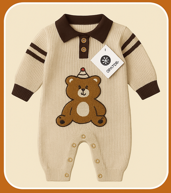 Imported Knitted Baby Romper
