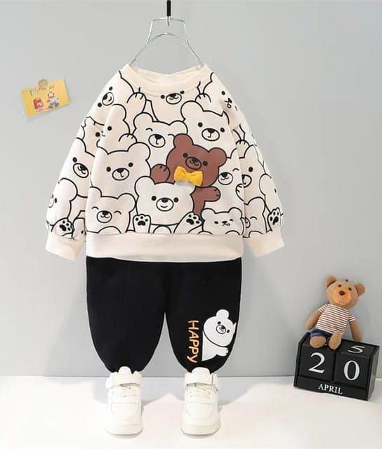 2 Pcs Fleec Sweetshirt Tracksuit